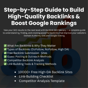 10000+ SEO Backlink List 2025 – High DA, DoFollow & Submission Sites